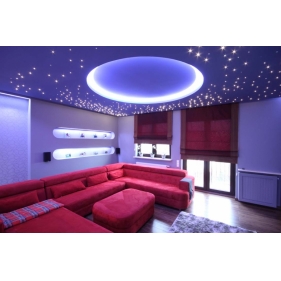 Obrázok pre Nábytkové Bodové zápustné svietidlo LedPoint 0,7W/30lm strieborné - Hviezdne nebo , Teplá biela