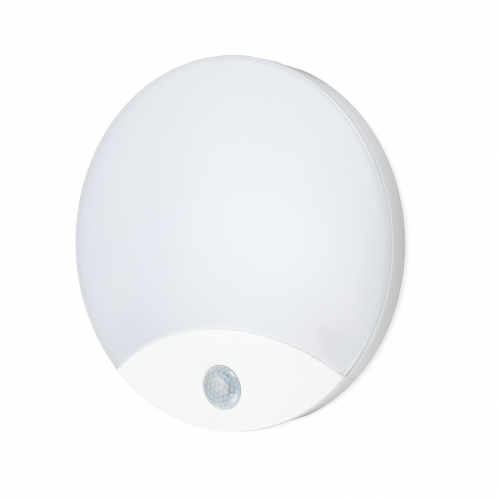 Obrázok pre Vodeodolný Led Ceiling kruhový biely ORBIS 10W/1050lm 255mm , IP44 , s PIR senzorom , Neutrálna biela