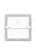 Obrázok pre Led Panel štvorcový biely prisadený 18W/1530lm 226mm IK03 Neutrálna biela - Back lit