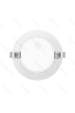 Obrázok pre Led Panel kruhový biely 6W/620lm 118mm IK03 Studená biela - Back lit