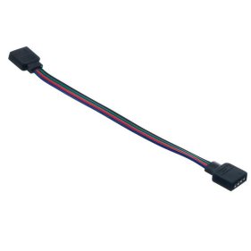 konektor obojstranný pre RGB LED pásik 10mm K 4-pin samica Obrázok pre konektor obojstranný pre RGB LED pásik 10mm K 4-pin samica