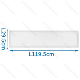 Led Panel hranatý biely 40W/4600lm 1195x295mm, UGR<19, Studená biela Obrázok pre Led Panel hranatý biely 40W/4600lm 1195x295mm, UGR<19, Studená biela