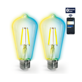 SMART LED žiarovka E27 6W/850lm , ST64 , CCT Bluetooth Mesh, 2ks Obrázok pre SMART LED žiarovka E27 6W/850lm , ST64 , CCT Bluetooth Mesh, 2ks
