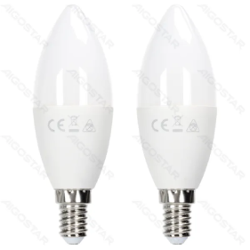 Sada 2ks LED žiarovka E14 11W/1060lm , svieca C37 , Neutrálna biela Obrázok pre Sada 2ks LED žiarovka E14 11W/1060lm , svieca C37 , Neutrálna biela