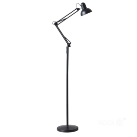 Lampa stojaca AURIQ 1xE27/230V/Čierna Obrázok pre Lampa stojaca AURIQ 1xE27/230V/Čierna