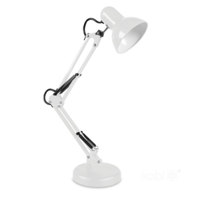 LED stolná lampa AURIQ 1xE27 , Biela Obrázok pre LED stolná lampa AURIQ 1xE27 , Biela