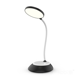 Obrázok pre Nabíjateľná LED stolná lampa flexibilná VISUA 5W/200lm , CCT , Čierna