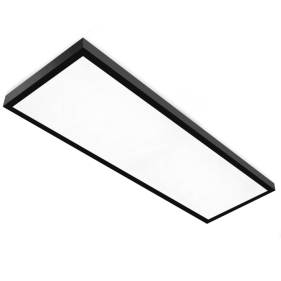 Obrázok pre Led Panel hranatý čierny prisadený 36W/3960lm 1200x300mm Neutrálna biela