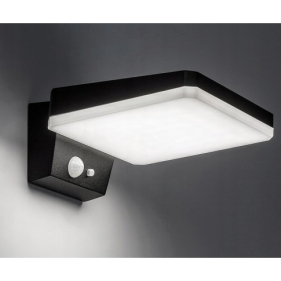 Nástenné Solárne LED osvetlenie SONDA SQUARE 5W/600lm , IP44 , so senzorom a 3 módmi svietenia , Studená biela Obrázok pre Nástenné Solárne LED osvetlenie SONDA SQUARE 5W/600lm , IP44 , so senzorom a 3 módmi svietenia , Studená biela