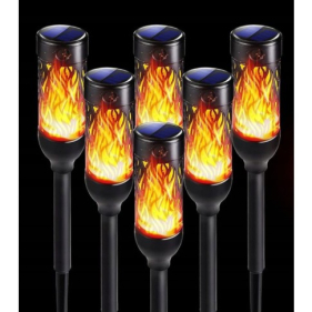 Solárna LED fakľa FLAMI PRO záhradná lampa živý plameň Obrázok pre Solárna LED fakľa FLAMI PRO záhradná lampa živý plameň