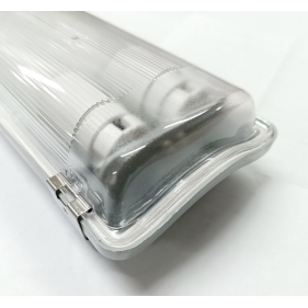 Prisadené svietidlo ELA-120 Double IP65 a 2ks LED trubica T8 18W/1800lm 120cm jednostranná neutrálna Obrázok pre Prisadené svietidlo ELA-120 Double IP65 a 2ks LED trubica T8 18W/1800lm 120cm jednostranná neutrálna