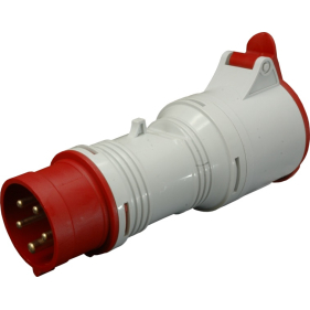 Adaptér s reverzačnou prívodkou 32A 5p/4p - reverzačný 400V Obrázok pre Adaptér s reverzačnou prívodkou 32A 5p/4p - reverzačný 400V