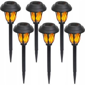 Solárna LED lampa FLAMI LATRU IV záhradná lampa živý plameň Obrázok pre Solárna LED lampa FLAMI LATRU IV záhradná lampa živý plameň