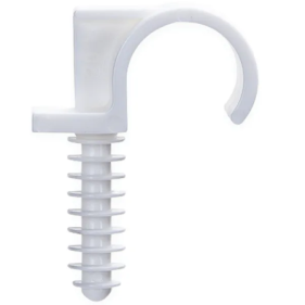 Príchytka plastová PVC fi:20mm, 10ks Obrázok pre Príchytka plastová PVC fi:20mm, 10ks