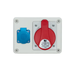 Plastový rozvádzač zásuvkový R-BOX 150 (1x32/4,1x250V) 400V Obrázok pre Plastový rozvádzač zásuvkový R-BOX 150 (1x32/4,1x250V) 400V