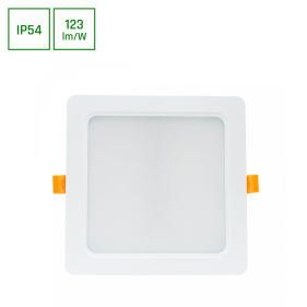 Vodeodolný Led Panel štvorcový biely 18W/2200lm 170mm Studená biela s PZH Obrázok pre Vodeodolný Led Panel štvorcový biely 18W/2200lm 170mm Studená biela s PZH