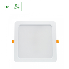 Vodeodolný Led Panel štvorcový biely 24W/2900lm 220mm Studená biela s PZH Obrázok pre Vodeodolný Led Panel štvorcový biely 24W/2900lm 220mm Studená biela s PZH