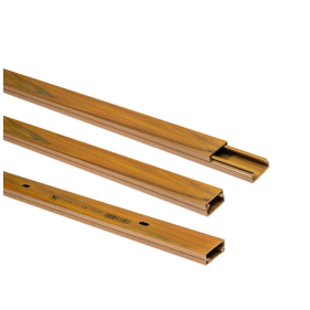 Elektroinštalačná plastová lišta drevo 32x15mm 2m Obrázok pre Elektroinštalačná plastová lišta drevo 32x15mm 2m