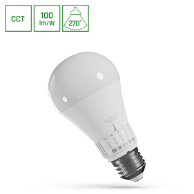 LED žiarovka E27 10W/1100lm , klasik A65 , 5CCT Obrázok pre LED žiarovka E27 10W/1100lm , klasik A65 , 5CCT