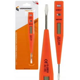 Skúšačka napätia digitálna - tester napätia 12-250 V Obrázok pre Skúšačka napätia digitálna - tester napätia 12-250 V