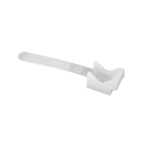 Úchyt na kábel pásikový biely, 22mm 100ks Obrázok pre Úchyt na kábel pásikový biely, 22mm 100ks