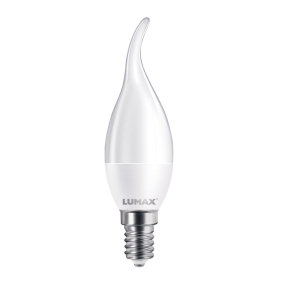 LED žiarovka E14 3W/270lm , plameň CL37 , Studená biela Obrázok pre LED žiarovka E14 3W/270lm , plameň CL37 , Studená biela