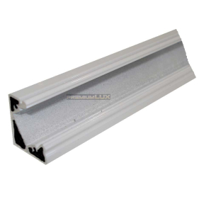Obrázok pre Led profil rohový hliníkový Minilux biely bez krytky - 2m