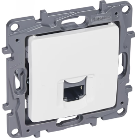 LEGRAND Niloe Dátová zásuvka RJ45 kat. 6 FTP biela Obrázok pre LEGRAND Niloe Dátová zásuvka RJ45 kat. 6 FTP biela
