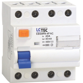 LC-Tec Prúdový chránič 63A 4P 30mA, typ A, 6kA Obrázok pre LC-Tec Prúdový chránič 63A 4P 30mA, typ A, 6kA