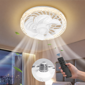 LED svietidlo/žiarovka E27 60W s ventilátorom, 310mm , CCT , s diaľkovým ovládaním Obrázok pre LED svietidlo/žiarovka E27 60W s ventilátorom, 310mm , CCT , s diaľkovým ovládaním