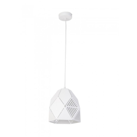 Závesný luster HONGKONG M 1xE27/230V/Biela Obrázok pre Závesný luster HONGKONG M 1xE27/230V/Biela