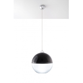 Závesný luster GINO 1xE27/230V/Čierna Obrázok pre Závesný luster GINO 1xE27/230V/Čierna