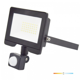 LED reflektor 30W/2560lm , so senzorom , Neutrálna biela Obrázok pre LED reflektor 30W/2560lm , so senzorom , Neutrálna biela