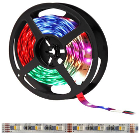 RGBNW LED pás prachuvzdorný IP20 7,2w/m , 30led/m , 480Lm/m , 12V DC - 1m Obrázok pre RGBNW LED pás prachuvzdorný IP20 7,2w/m , 30led/m , 480Lm/m , 12V DC - 1m
