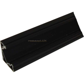 Obrázok pre Led profil rohový hliníkový Minilux čierny bez krytky - 1m