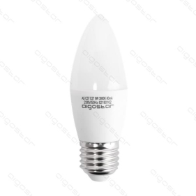 LED žiarovka E27 9W/675lm , C37 , Teplá biela Obrázok pre LED žiarovka E27 9W/675lm , C37 , Teplá biela