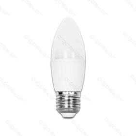 LED žiarovka E27 7W/490lm , svieca C37 , Teplá biela Obrázok pre LED žiarovka E27 7W/490lm , svieca C37 , Teplá biela