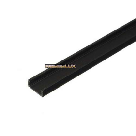 Obrázok pre Led profil hliníkový Minilux čierny bez krytky -1m