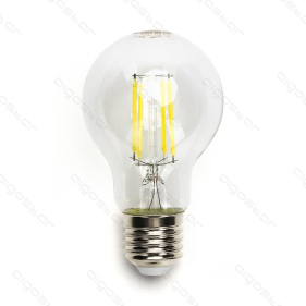 LED žiarovka E27 4W/500lm , A60 LED vlákno , Studená biela Obrázok pre LED žiarovka E27 4W/500lm , A60 LED vlákno , Studená biela