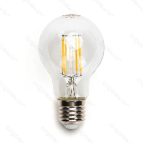 LED žiarovka E27 6W/700lm , A60 LED vlákno , Teplá biela Obrázok pre LED žiarovka E27 6W/700lm , A60 LED vlákno , Teplá biela