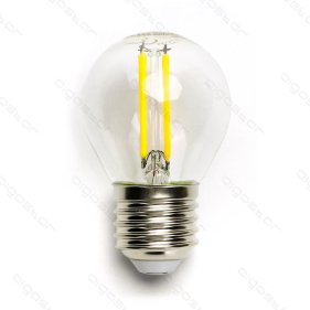 LED žiarovka E27 4W/470lm , glóbus G45 LED vlákno , Studená biela Obrázok pre LED žiarovka E27 4W/470lm , glóbus G45 LED vlákno , Studená biela