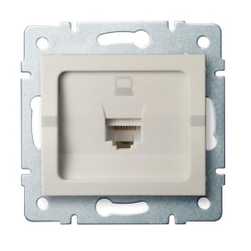 Obrázok pre Kanlux Dátová Zásuvka RJ45Cat 5e Mowion LOGI 02-1390-003 krémová