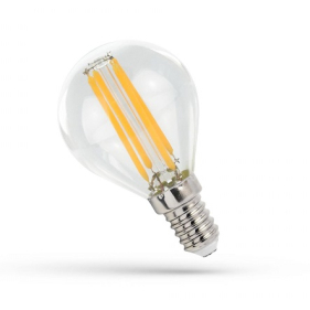 LED žiarovka E14 5,5W/660lm , glóbus LED vlákno , Teplá biela Obrázok pre LED žiarovka E14 5,5W/660lm , glóbus LED vlákno , Teplá biela