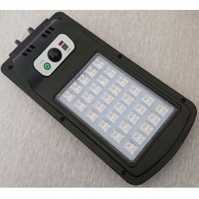 Obrázok pre Solárny LED Reflektor 30W , IP65 , so senzorom , Studená biela s diaľkovým ovládaním