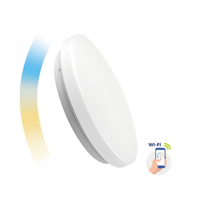 SMART Led Ceiling kruhový biely NYMPHEA 24W/1700lm , 390mm , CCT Obrázok pre SMART Led Ceiling kruhový biely NYMPHEA 24W/1700lm , 390mm , CCT