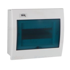 Plastový rozvádzač pod omietku s DIN lištou IDEAL KDB-F08T 1x8 modulov , IP30 , IK07 Obrázok pre Plastový rozvádzač pod omietku s DIN lištou IDEAL KDB-F08T 1x8 modulov , IP30 , IK07