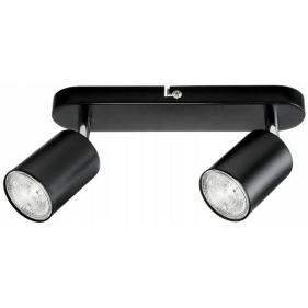 Lampa Luster SIENA-ALU-B/S 2xGU10, Čierna Obrázok pre Lampa Luster SIENA-ALU-B/S 2xGU10, Čierna