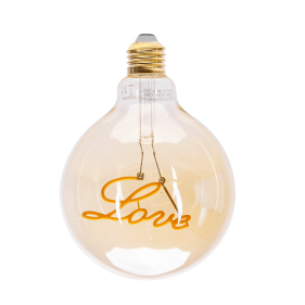 LED žiarovka E27 4W/250lm , Love G125 XLED AMBER , Teplá biela Obrázok pre LED žiarovka E27 4W/250lm , Love G125 XLED AMBER , Teplá biela