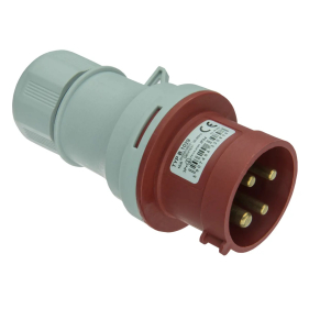 Spojovacia zástrčka, vidlica na kábel 16A/4 (IVN 1643)-14b IP44 400V Obrázok pre Spojovacia zástrčka, vidlica na kábel 16A/4 (IVN 1643)-14b IP44 400V