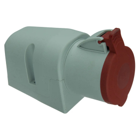 Nástenná zásuvka 32A/4 (IZN 3243)-6b IP44 400V Obrázok pre Nástenná zásuvka 32A/4 (IZN 3243)-6b IP44 400V